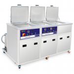 Three Tanks Powerful Heated Ultrasonic Cleaners Precise Parts Steel , Titanium And Aluminum Components for sale