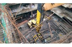 China 23 Ton Excavator Mounted Clamshell Telescopic Arm Long Reach Boom And Arm supplier
