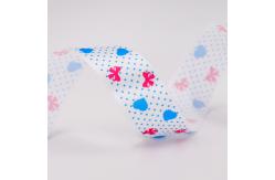 China High Durability Decorative Satin Ribbon With Silk Screen Printing Technics supplier