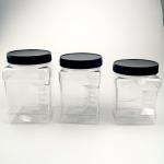 130oz 3800ml 1 Gallon Plastic Screw Cap Jars For Spice Storage