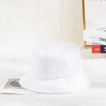 Customization Adults 56cm White Fisherman Bucket Hat