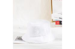 China Customization Adults 56cm White Fisherman Bucket Hat supplier