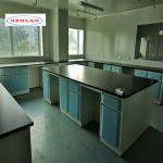 2-Handle Chemistry Lab Casework Laboratory Bench Manufacturers Premium Quality 2 Cupboards Included for sale