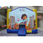 Kids Outdoor Small Dora Moonwalk Inflatable Commercial Bouncy Castles for Hire for sale