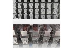 China 8 Heads 3 Layers Combination Multihead Weigher Packaging Machine For Chicken Nuggets supplier