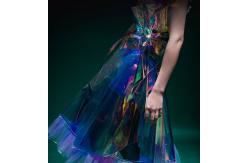 China Laser Color Recyclable Translucent TPU Fabric supplier