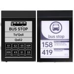 13.3'' monochrome E-paper display bus stop sign support customization for sale
