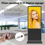 55 inch indoor floor stand wifi touch screen kiosk sinage display digital signage lcd advertising player digital totem for sale