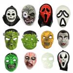 Hip Hop PVC Blank Rubber Bath Toys Plastic Party Face Mask For Halloween for sale