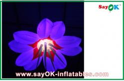 China Beautiful Inflatable Lighting Decoration Inflatable Iighting Flower For Wedding supplier