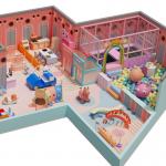 Ocean Themed Indoor Playground Equipment Colorful & Safe Kids' Adventure Zone for sale