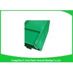 Big Capacity Plastic Stackable Containers Warehousing Transportation Blue