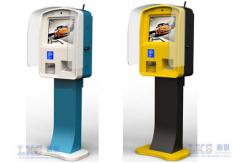 China Touch Screen Information Semi Outdoor Kiosk With Advantech AIMB 562 Board supplier