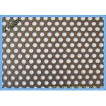 Round Hole Hot Dipped Galvanized Decorative Perforated Metal Panels Mild Steel / Carbon Steel for sale