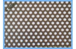 China 2mm Stainless Steel Perforated Metal Mesh Sheet Round Hole Punched Openings supplier