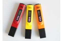 China Red Orange Yellow White Blue TDS Meter Tester , Water Purity Test Meter supplier