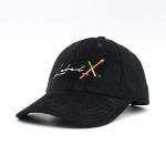 Embroidered Logo And Curved Visor Six-Panel Baseball Cap With Corduroy Fabric for sale