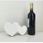 Double Heart Dye Sublimation Blanks Custom Photo Panel Frame for sale