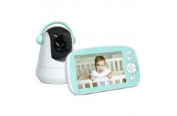 China 5 Inch HD Baby Monitor with 360° Pan-Tilt Camera & Night Vision supplier