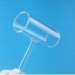 Solar Energy Compatible Clear Quartz Glass Tee Pipe With 2.2g/cm3 Density