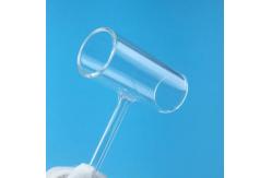 China Solar Energy Compatible Clear Quartz Glass Tee Pipe With 2.2g/cm3 Density supplier