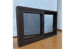 China Aluminum Sliding Window Customized Window Double Temper Glass Good Sound Insulation supplier
