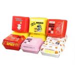 Recyclable Paper Cardboard Hamburger Box for Fast Food Custom Printed and Disposable