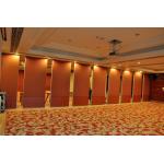 Plywood Finished Folding Partition Walls For Classroom , 65mm Thickness Soundproof Room Dividers for sale
