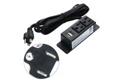China Mountable Conference Table Socket Phone Charger , Conference Room Table Inserts UL Approved supplier