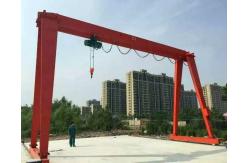 China Customizable Single Girder Gantry Crane 5 - 20 Tons Capacity For Handling Stone supplier
