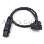 Neutrik XLR 4 Pin Female To D-Tap Cable Power Cord Camera PT-2 for sale