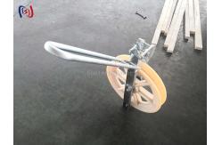 China Helicopter Conductor Stringing Blocks 508 X 75MM Heavy Duty Wire Rope Pulley supplier