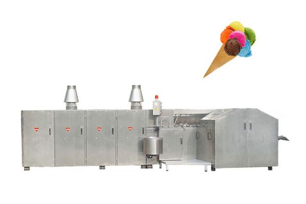 Fully Automatic Ice Cream Cone Making Machine 6700L * 2400W * 1800H
