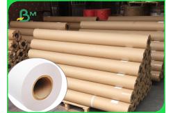China Strong Stiffness 80g CAD Plotter Paper Roll For Engineering Drawing 36 Inch supplier