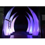 Taffeta Fabric Inflatable Lighting Decorations / Party Inflatable Cone