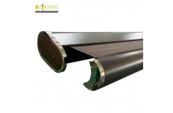 China retractable awning fold arm full cassette awning LED aluminum frame awning supplier
