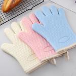 Premium Grilling Gloves BBQ Gloves Silicone Oven Mitts Premium Grilling Gloves Non-Slip Waterproof Baking Cooking Gloves for sale