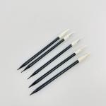 Spiral Pointy Foam Tip Swabs Black For Printer Electronic Cleaning for sale