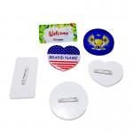Sublimation Acrylic Badge Blanks With Pin Custom Printing Sublimation Name Tags for sale