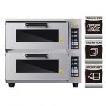 Electric 2 Layer Pizza/Bread Baking Machine Productivity Commercial Oven 220-240V 50HZ for sale