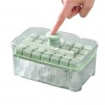 Freezer Food Grade Lce Cube Tray With Lid And Bin BPA Free Silicone Ice Cube Trays Molds for sale