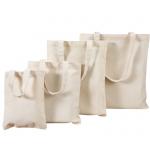 Blank Cotton Canvas Tote Bags For Grocery Shopping Simple And Casual for sale