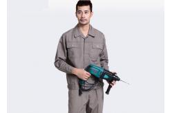 China Embroidered Industrial Work Uniforms Construction Work Use With SGS Certification supplier