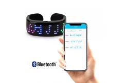 China Smartphone Remote Control Led Bracelet APP Editing Message Drawing supplier