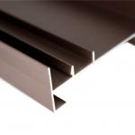 6000 Series Powder Coated Aluminium Extrusions Profile For Fabricing Roller Shutter Door for sale