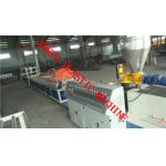 Plastic Profile Extrusion Line With Conical Twin Screw Extruder , PVC Window Profile Machinery