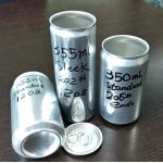 Double coating BPA free Custom Shrinking Sleeves Aluminun Cans with Lids 12oz 16oz for sale