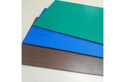 China Building Curtain Wall Wood Grain Cladding Plastic Aluminum Composite Material Panels supplier