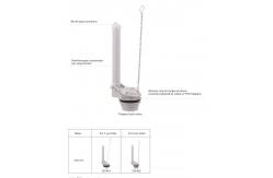 China Water Saving 2 3 Dual Flush Valve For Toilet Cistern supplier