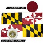 State Of Maryland Flag Custom Flag 3x5 Ft Outdoor Heavy Duty Dupont Nylon US Flags for sale